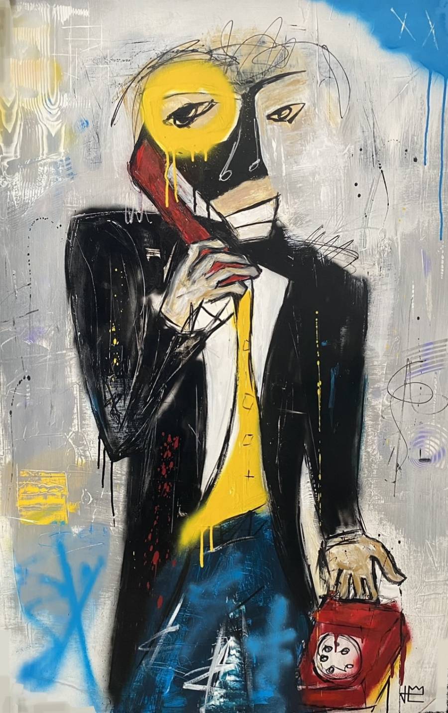 Dandy au téléphone